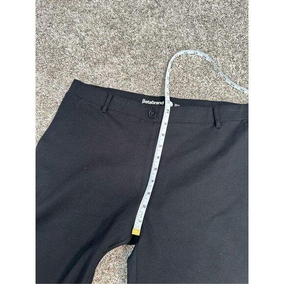 Betabrand Premium Dress pants Yoga Pull On Flare Bootcut Wide Leg Black XLP - Picture 8 of 12